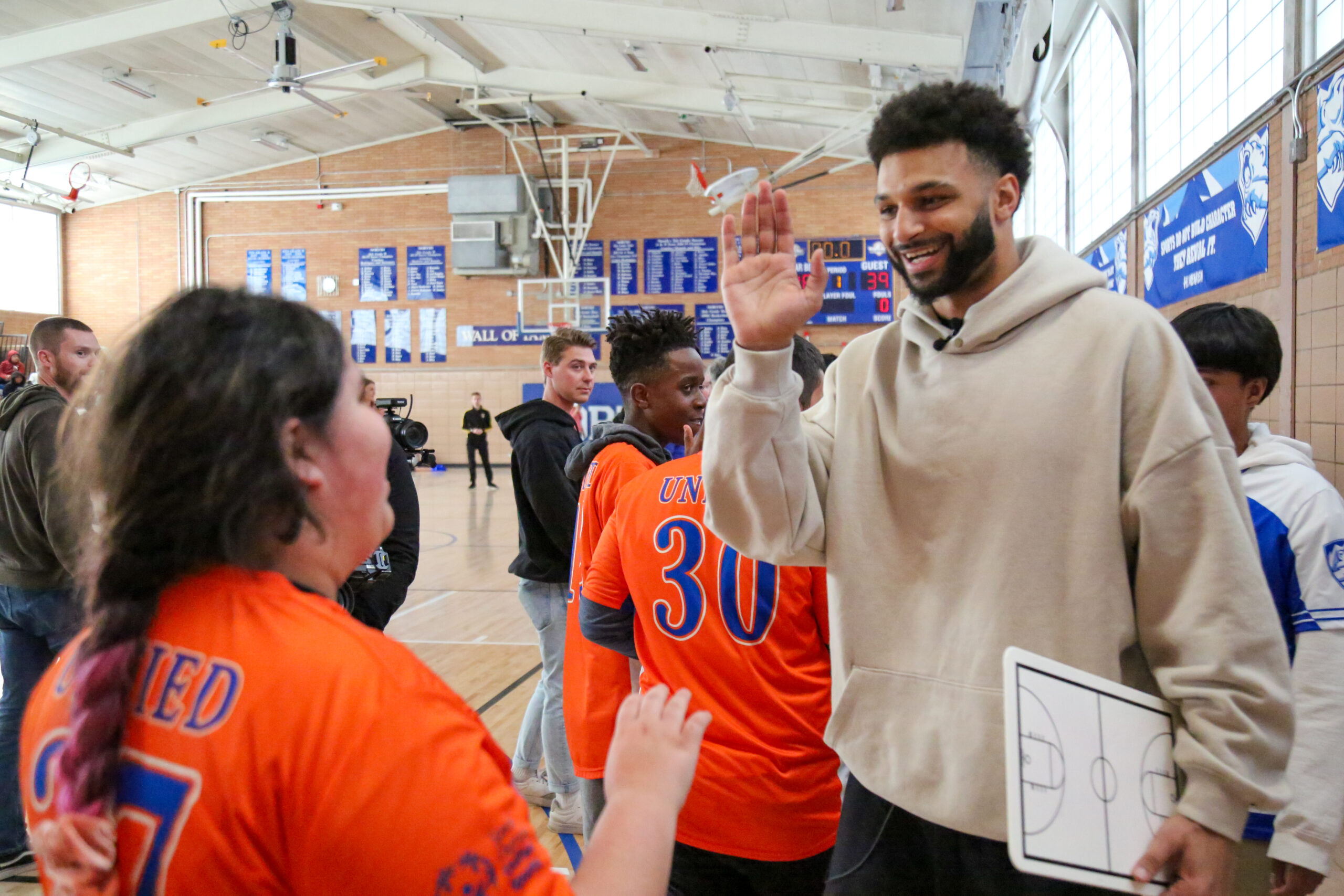 NBA Star Jamal Murray's Surprise High School Basketball Visit In Aurora